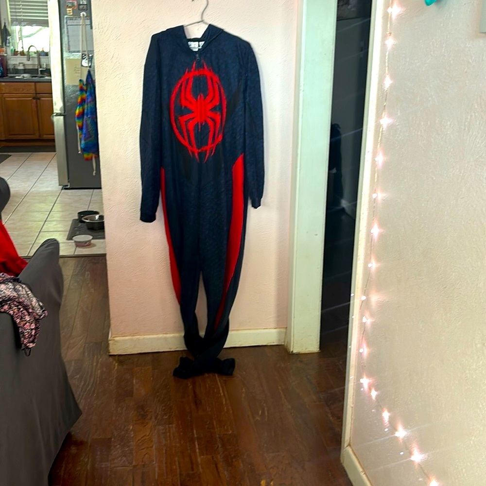 Miles Morales Spiderman onesie